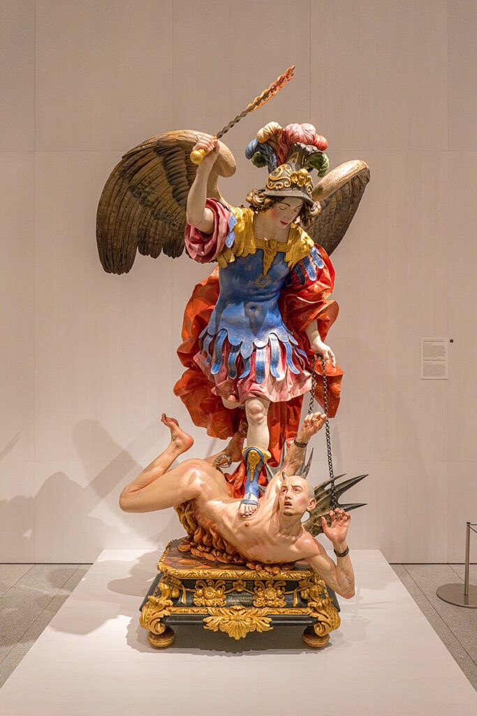 El Arcángel San Miguel venciendo al demonio